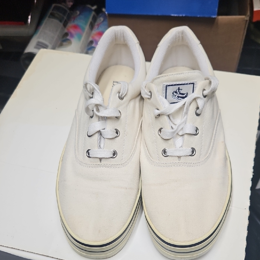 White Canvas Sneakers